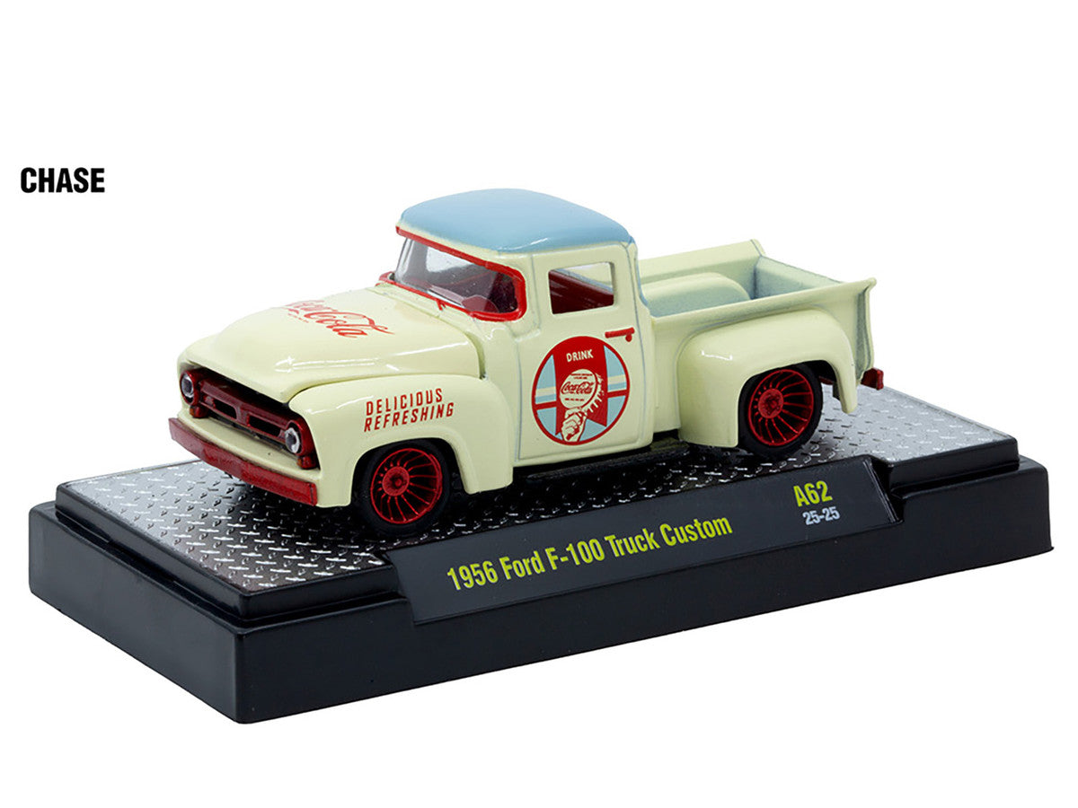 "Coca-Cola" Set of 3 pieces Release 62 Limited Edition to 8000 pieces Worldwide 1/64 Diecast Model Cars by M2 Machines