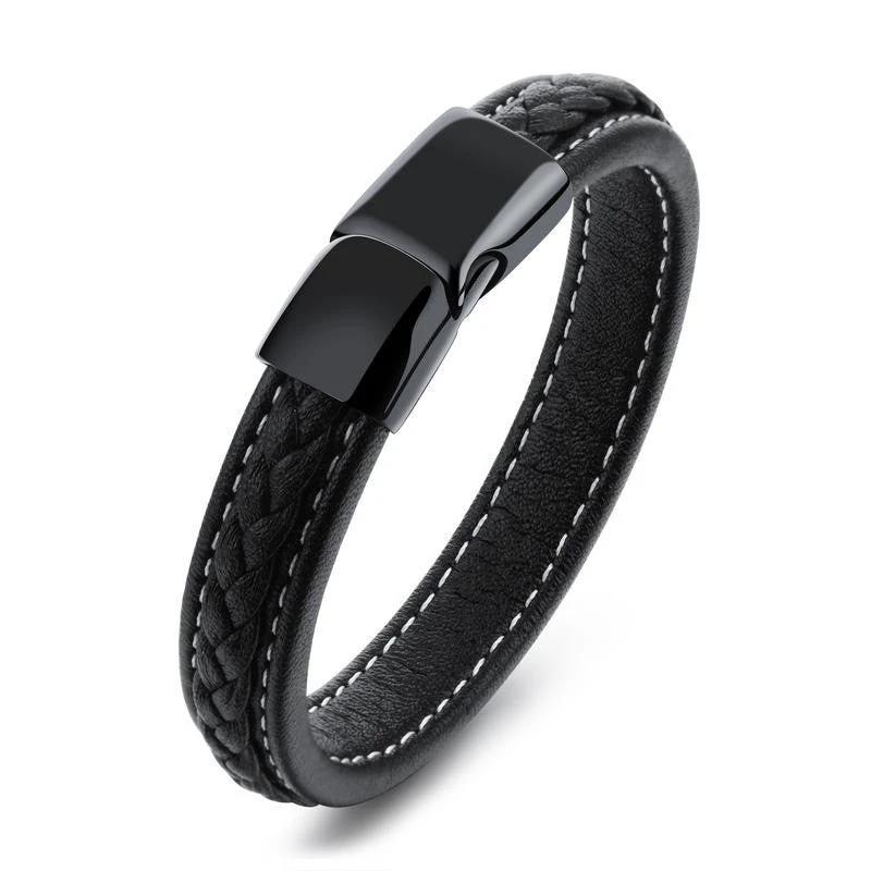 Men's Black Titanium Steel Bracelet