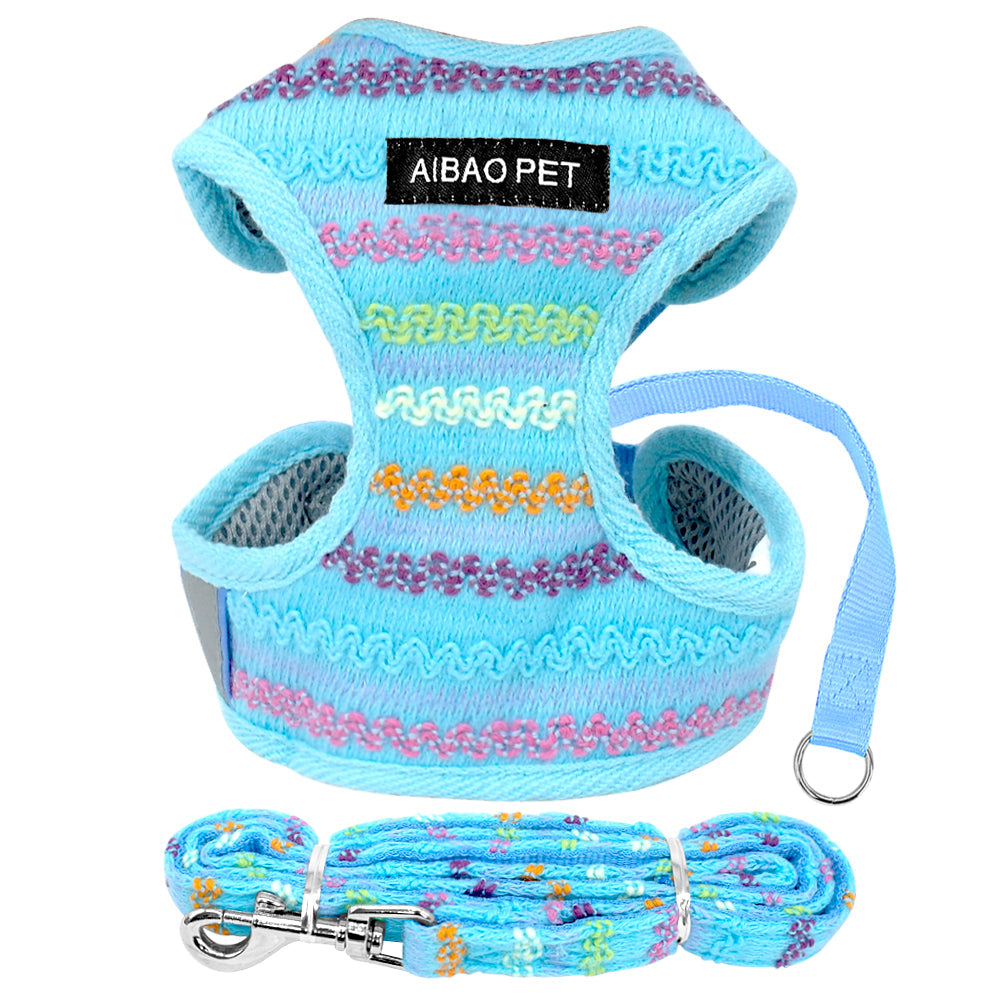 Small and Medium-sized Dog Colored Fleece Corset