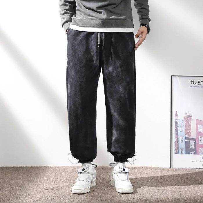Men's Elastic Waist Drawstring Ankle-tied Sweatpants