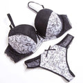 Plus Size Lace Color Matching Underwear Set for Comfortable Everyday Wear