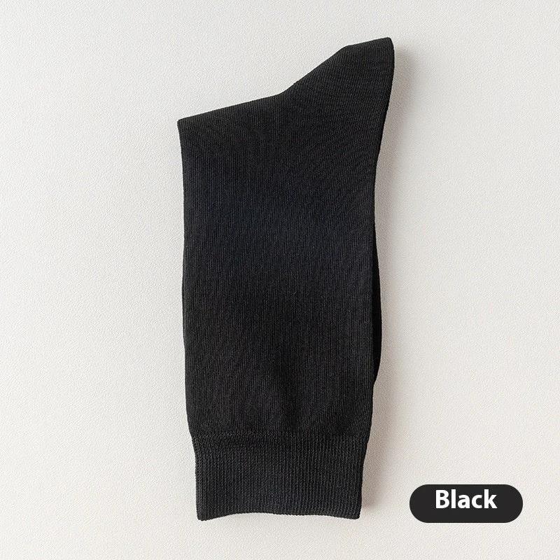 Men's Mid-calf Pure Cotton Business Socks