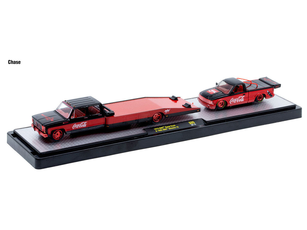 Auto Haulers "Coca-Cola" Set of 3 pieces Release S05 Limited Edition to 6000 pieces Worldwide 1/64 Diecast Models by M2 Machines