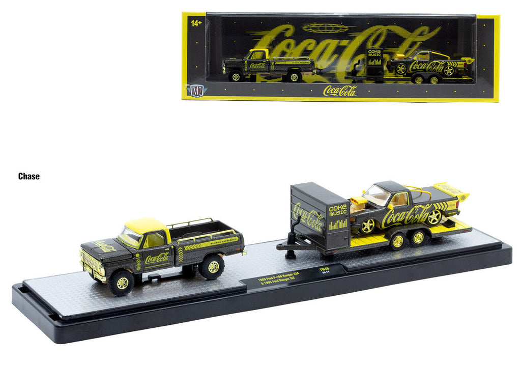 Auto Haulers "Coca-Cola" Set of 3 pieces Release 48 Limited Edition to 4800 pieces Worldwide 1/64 Diecast Models by M2 Machines
