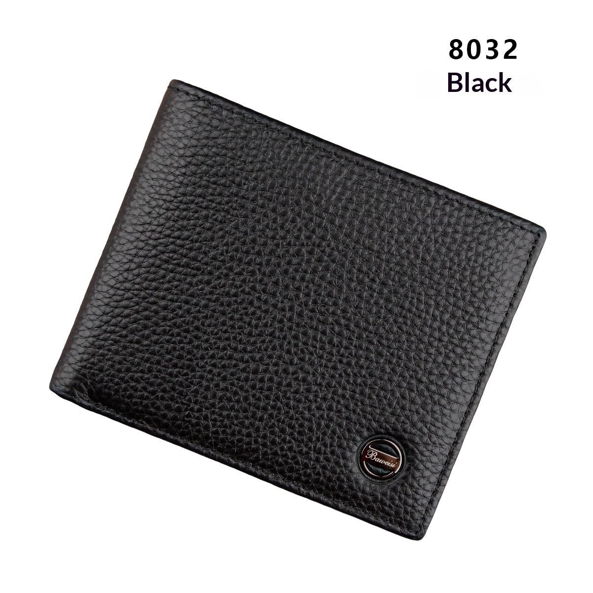 Men's Anti-Scanning RFID High-Capacity Credit Card Holder Made From First-Layer Cowhide Leather