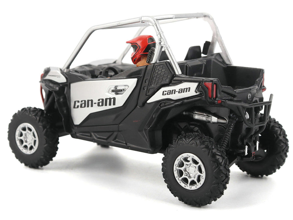 Can-Am Maverick Sport XXC 1000R Silver Metallic and Black with Driver Figure 1/32 Diecast Model by BRP Models