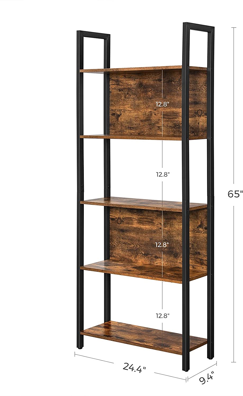 HELENA Bookcase with 5 Shelves