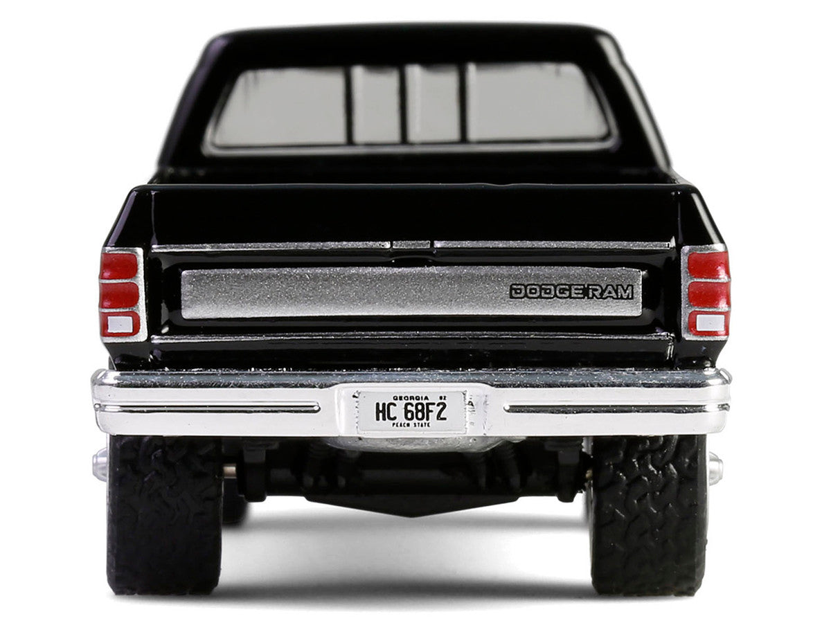 1981 Dodge Power Ram Prospector Pickup Truck Black "The A-Team" (1983-1987) TV Series "Hollywood Series" Release #43 1/64 Diecast Model Car by Greenlight