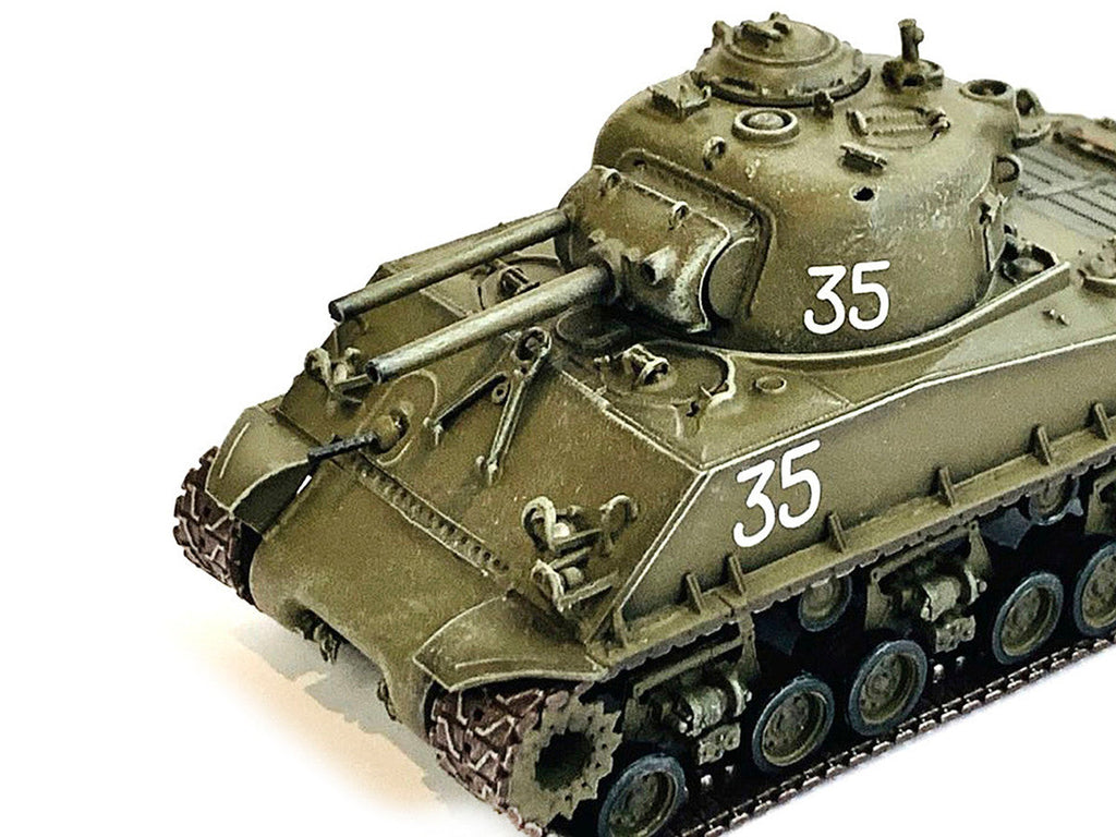United States M4A3 HVSS POA-CWS-H5 Flamethrower Tank Olive Drab #35 "Hawaii" (1951) "NEO Dragon Armor" Series 1/72 Plastic Model by Dragon Models