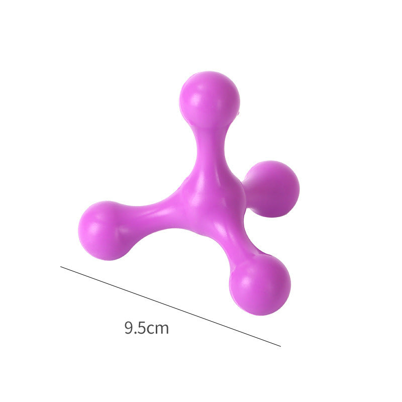 Silicone Toy For Small And Medium Dogs Biter Grinding Teeth Relieves Boredom Three Legs