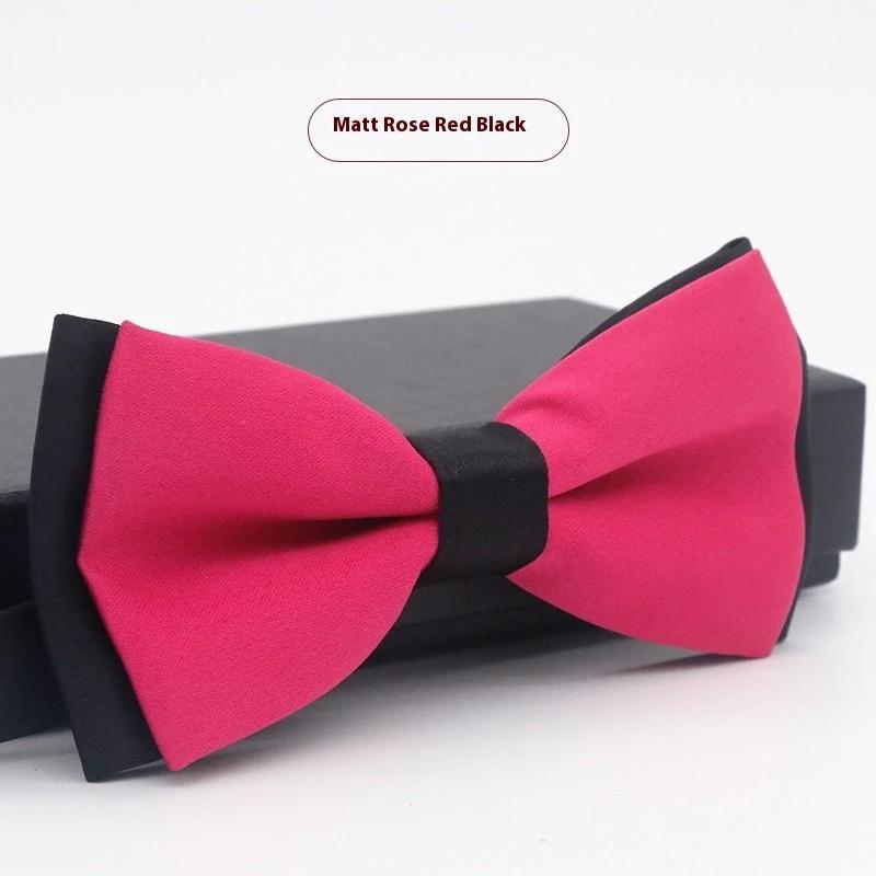 Men's Solid Color Bow Tie