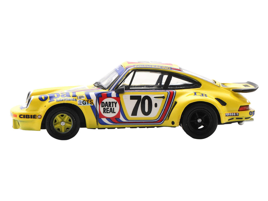 Porsche 911 Carrera RSR 3.0 #70 Henri Cachia - Raymound Touroul - Dennis Rua "ASA Cachia-Bondy" "24 Hours of Le Mans" (1974) 1/64 Model Car by Spark