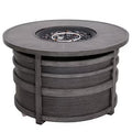 Darcy Aluminum Round Firepit Table