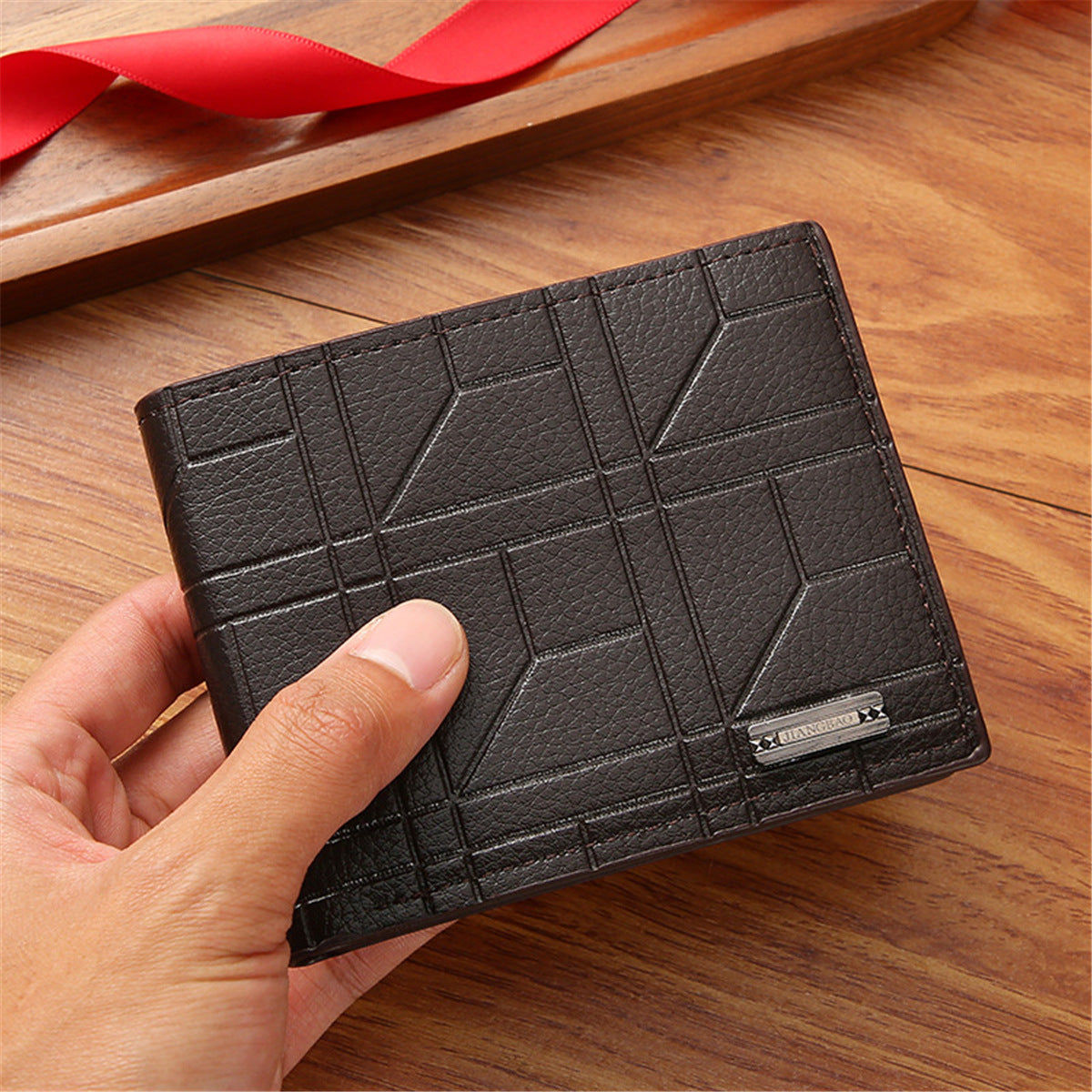Steel Belt Quartz Watch Personality Wallet Shaver 5 Pieces Gift Set