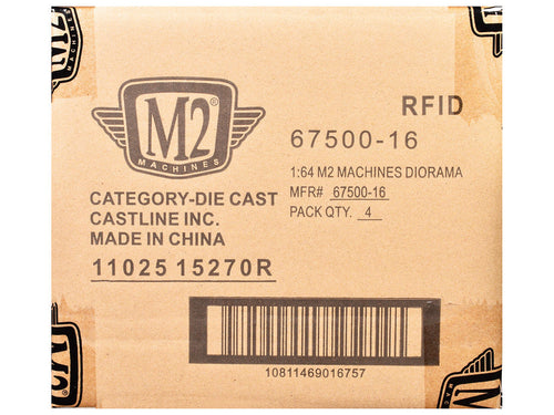 "Auto News" Release 16 Set of 4 Cars Limited Edition to 8500 pieces Worldwide 1/64 Diecast Model Cars by M2 Machines