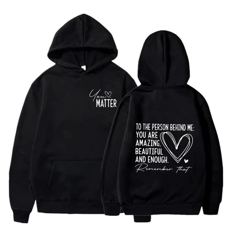 Men's "You Are Enough" Hoodies
