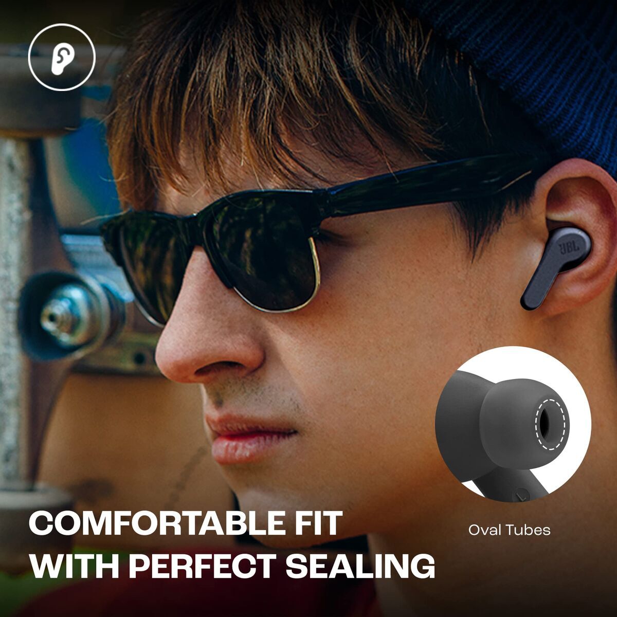Headphones JBL Wave Beam Black