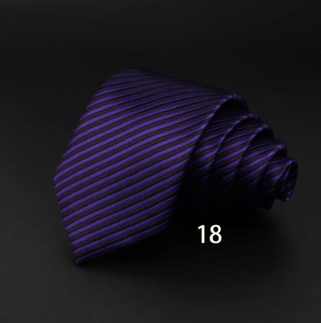 Men's Striped Polyester Fiber Ties