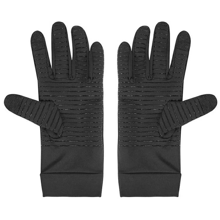 Copper Fiber Pressure Full Finger Touch Screen Gloves For Men