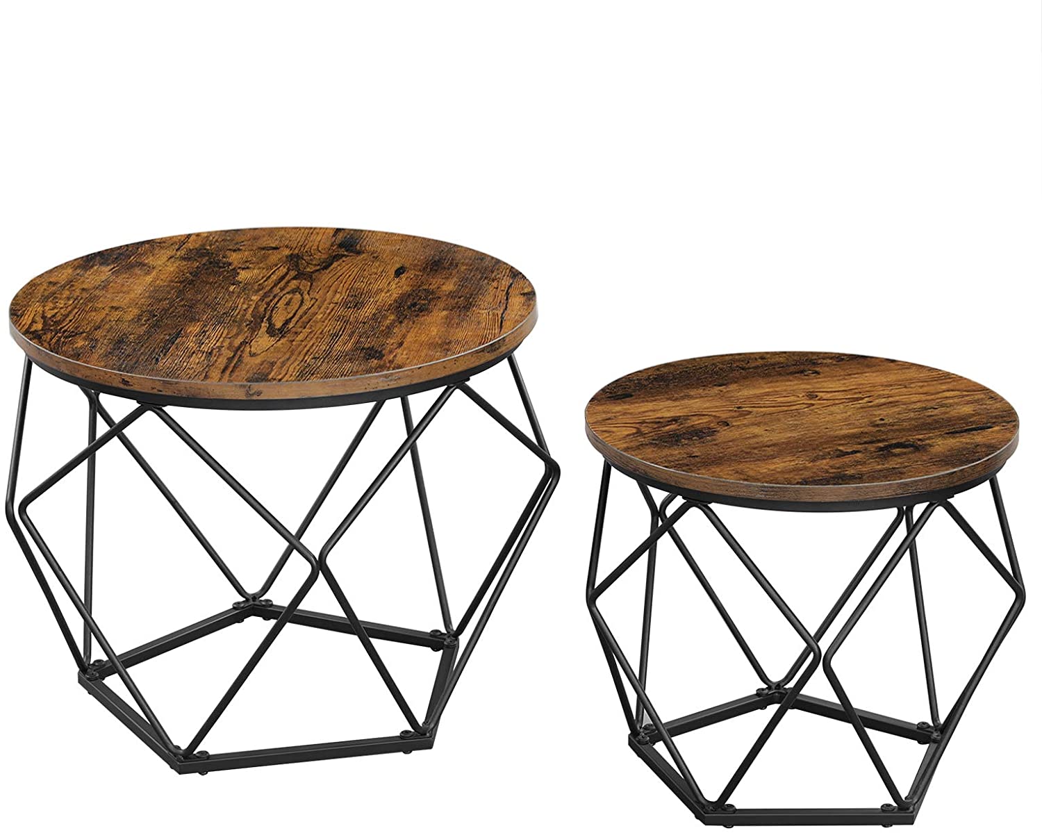 Coffee Table Set of 2 Staggered Heights