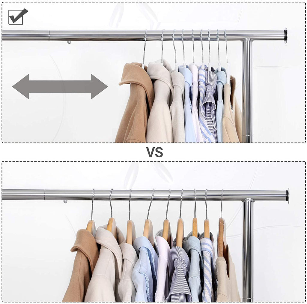 Pack of 50 Coat Hangers, Heavy Duty Plastic Hangers with Non-Slip Design, Space-Saving Clothes Hangers