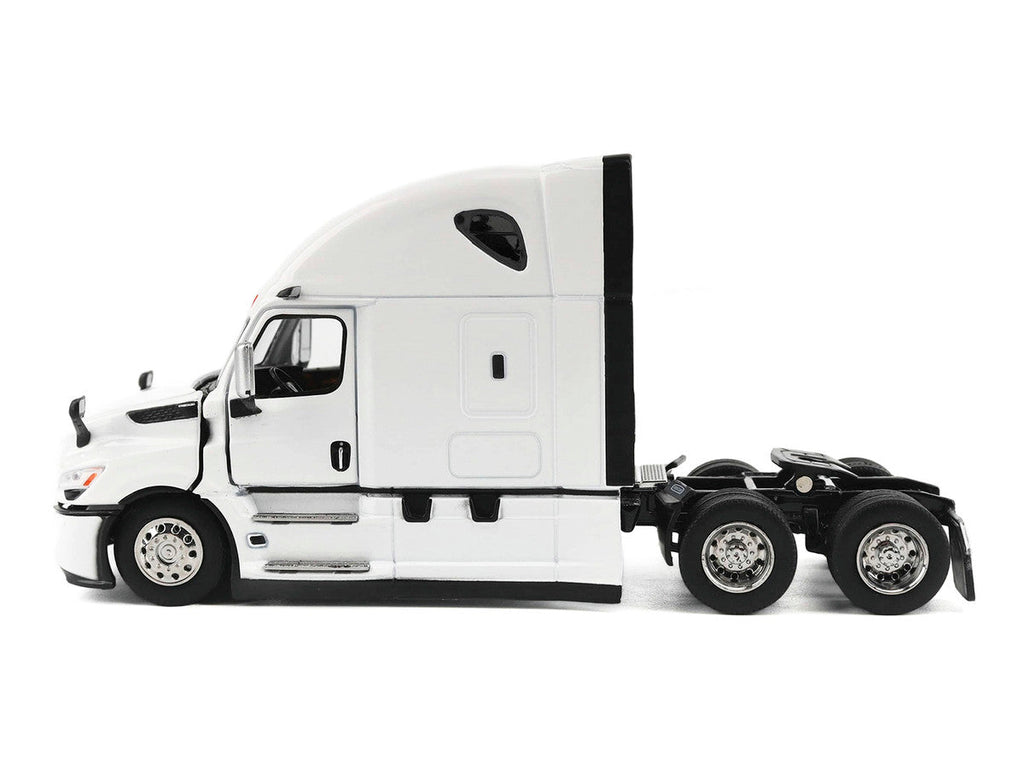 2025 Freightliner Cascadia Gen-5 Sleeper Cab Truck Tractor Winter White "Transport Series" 1/64 Diecast Model by Diecast Masters