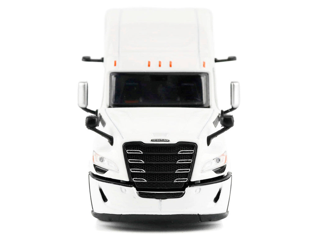 2025 Freightliner Cascadia Gen-5 Sleeper Cab Truck Tractor Winter White "Transport Series" 1/64 Diecast Model by Diecast Masters