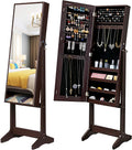 Jewelry Cabinet with Full-Length Mirror