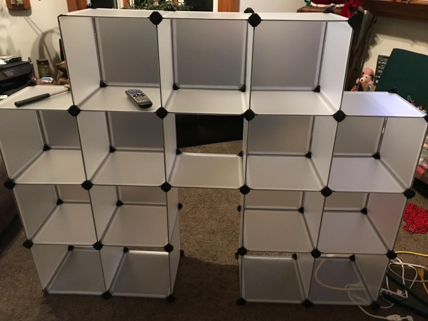 Cube Storage, Plastic Cube Organizer Units, DIY Modular Closet Cabinet