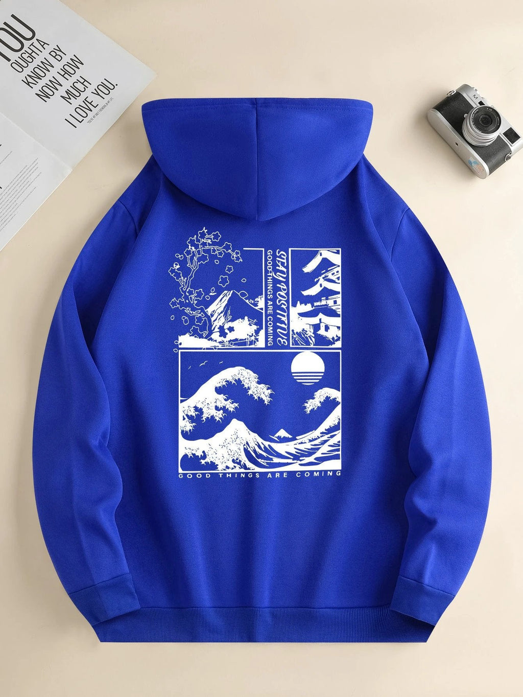 Men's Chic Casual Everyday Drawstring Hoodie