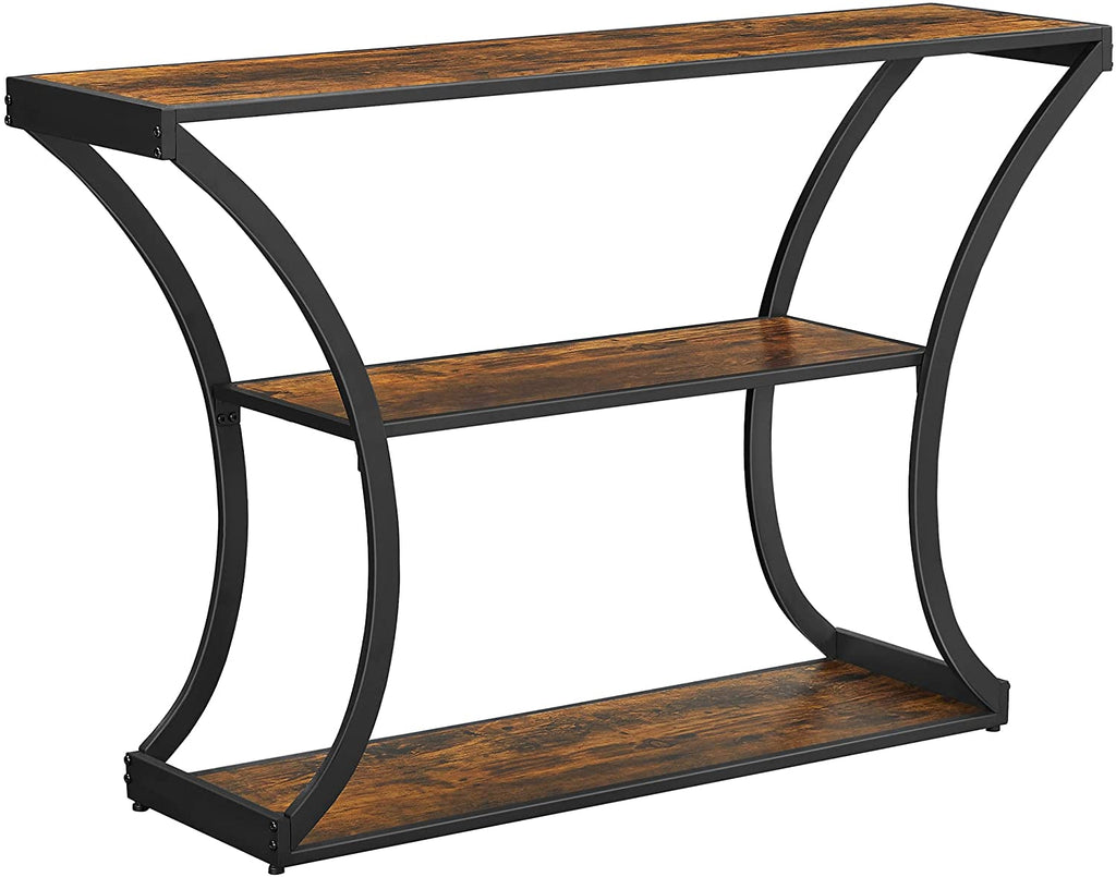Console Table, Sofa Table, Entryway Table with Curved Frames