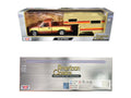 1992 Chevrolet 454 SS Pickup Truck Copper Metallic with Beige Sides with Camper Shell "American Classics" Series 1/24 Diecast Model Car by Motormax