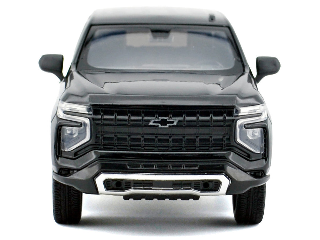 2025 Chevrolet Tahoe PPV Black and White "Custom Builder's Kit - Law Enforcement and Public Service" Series 1/24 Diecast Model Car by Motormax