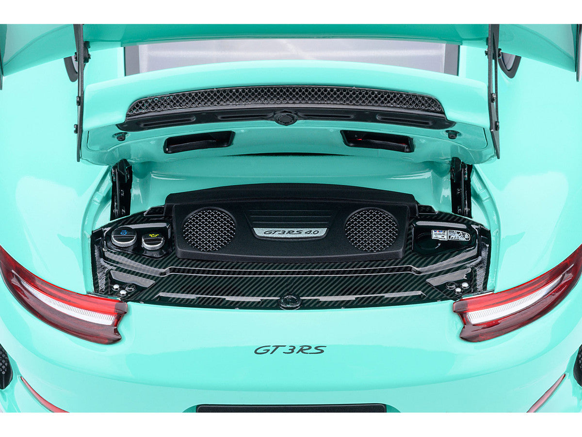 Porsche 911 (991.2) GT3 RS Mint Green 1/18 Model Car by Autoart