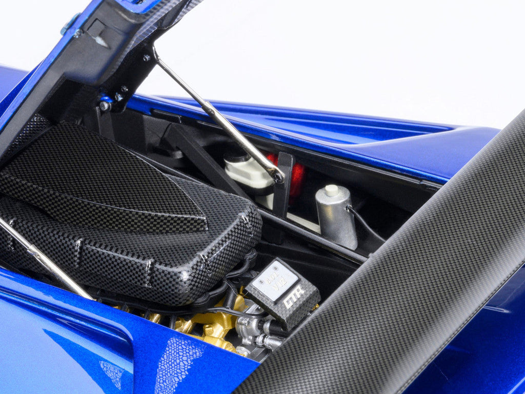 Lamborghini Diablo GTR Monterey Blue Metallic 1/18 Model Car by Autoart