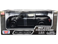 2017 Ford F-150 Raptor Pickup Truck with Sunroof Matt Black "Die-Cast Collection" Series 1/24 Diecast Model Car by Motormax