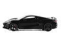 2020 Chevrolet Corvette C8 Stingray Black with Silver Stripes "Timeless Legends" Series 1/24 Diecast Model Car by Motormax