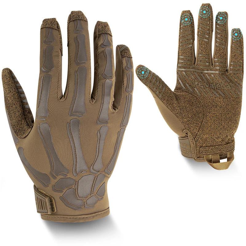 Men's Non-slip and Breathable Full Finger Touch Screen Tactical Gloves