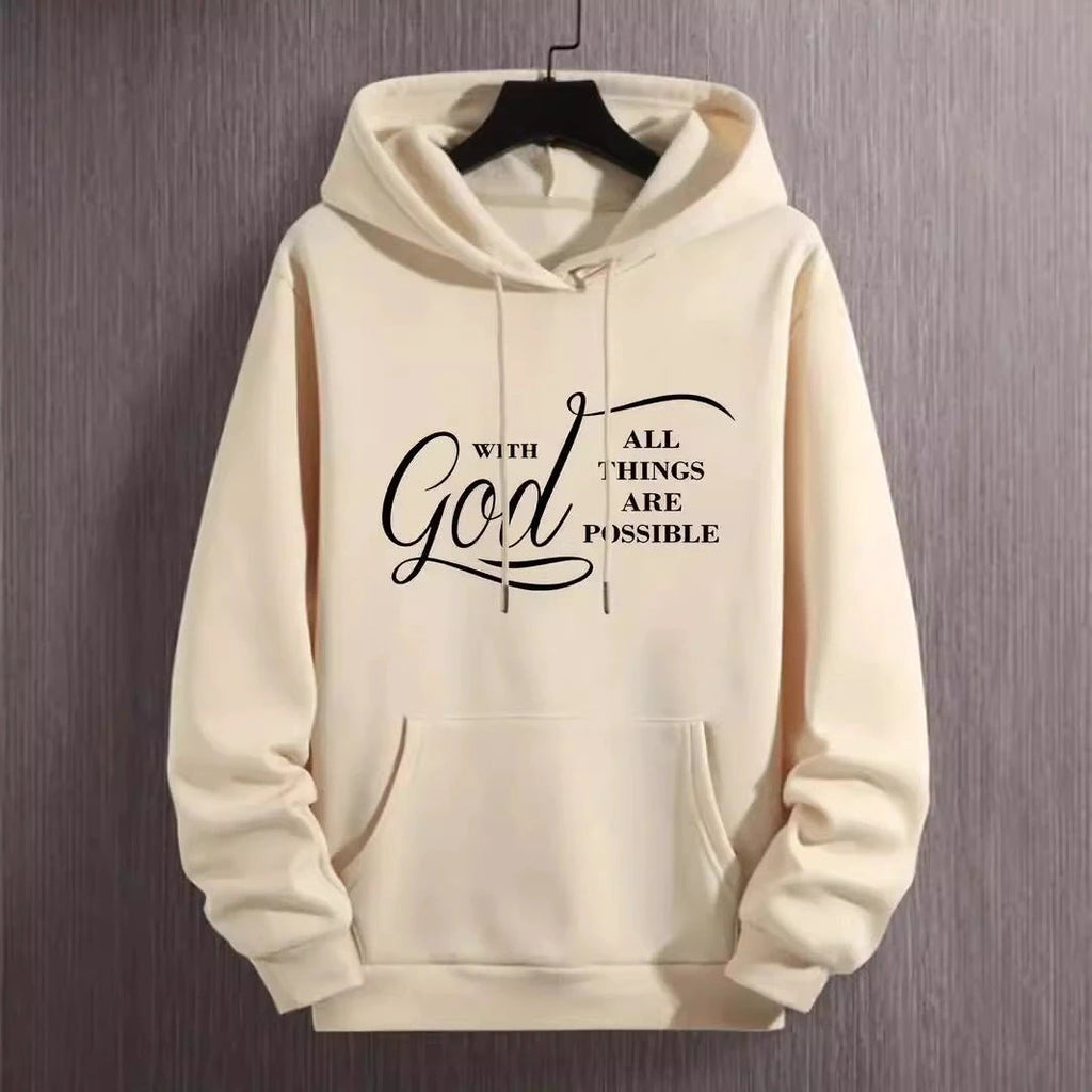 Men's "With God All Things Are Possible" Hoodies
