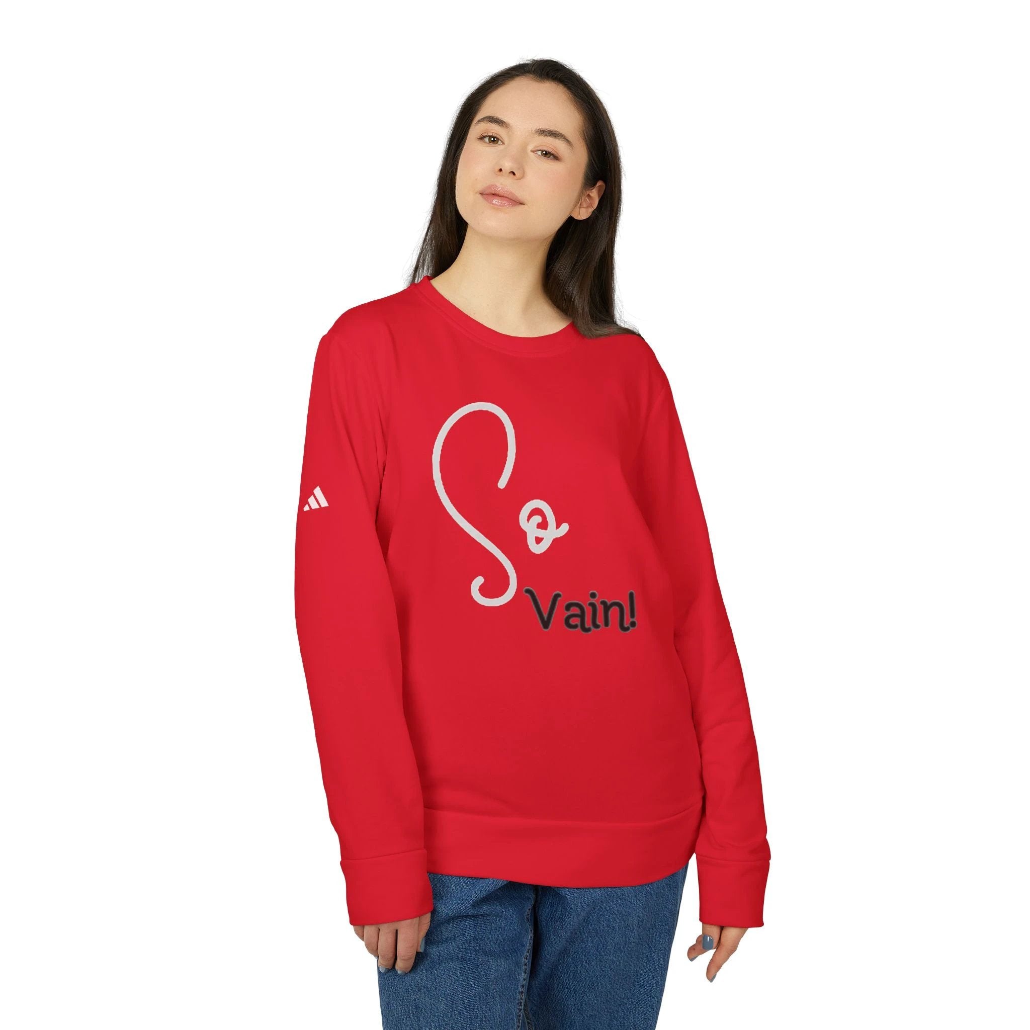 adidas Unisex Fleece Crewneck Sweatshirt So Vain