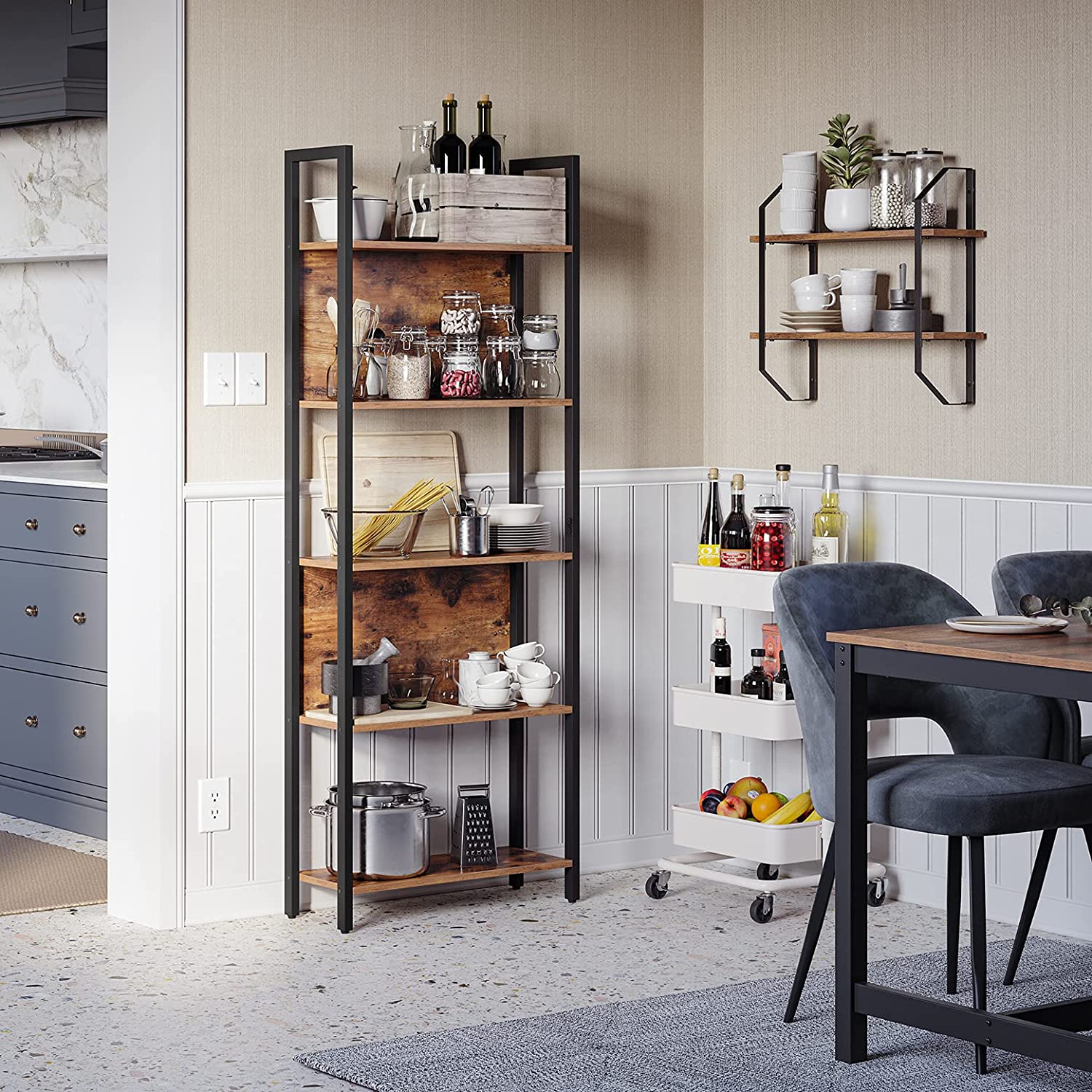 HELENA Bookcase with 5 Shelves