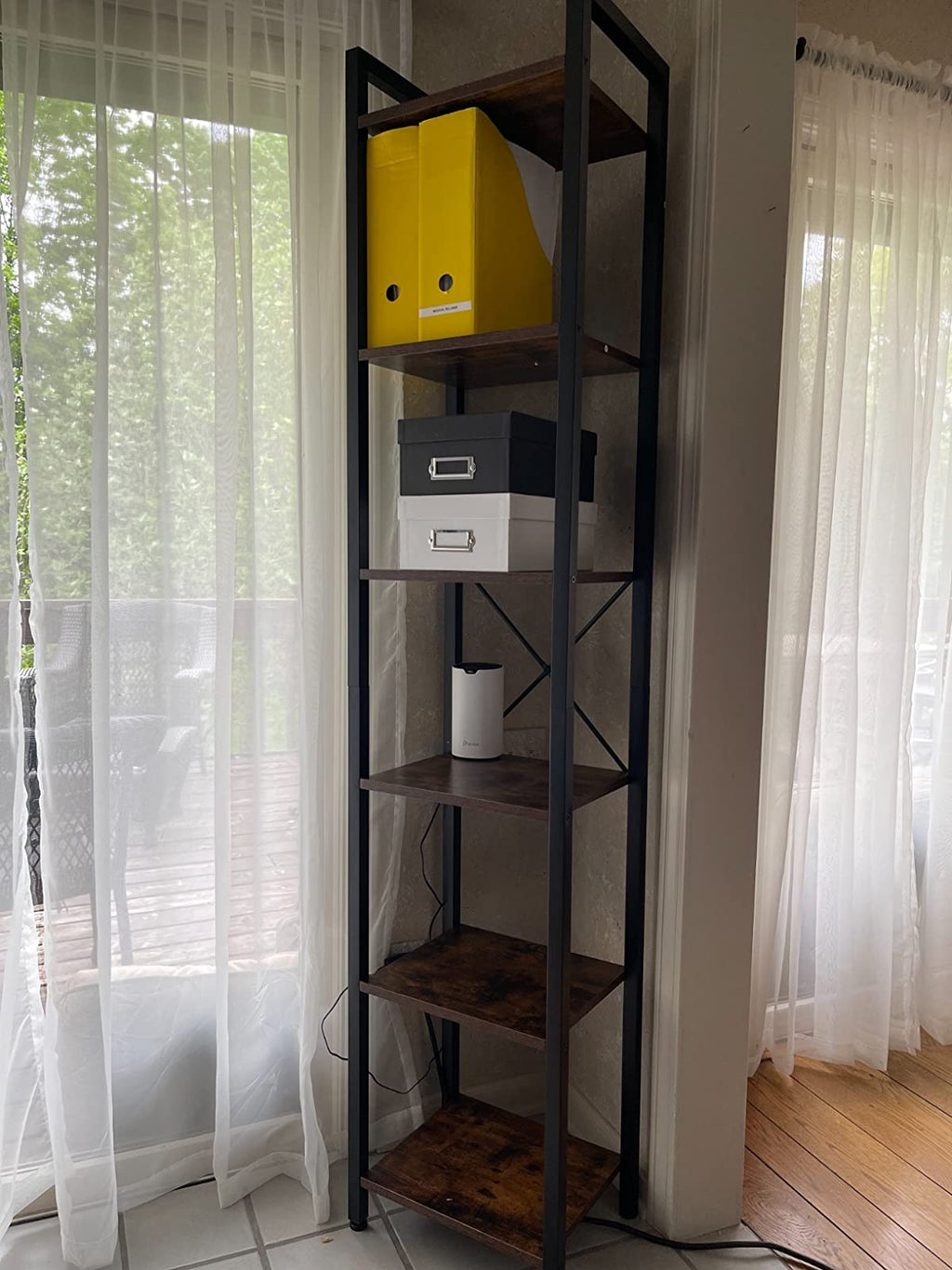 6-Tier Bookshelf, Bookcase, Storage Shelving Unit with 6 Shelves