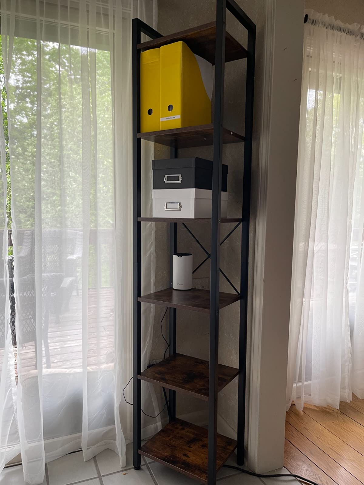 6-Tier Bookshelf, Bookcase, Storage Shelving Unit with 6 Shelves