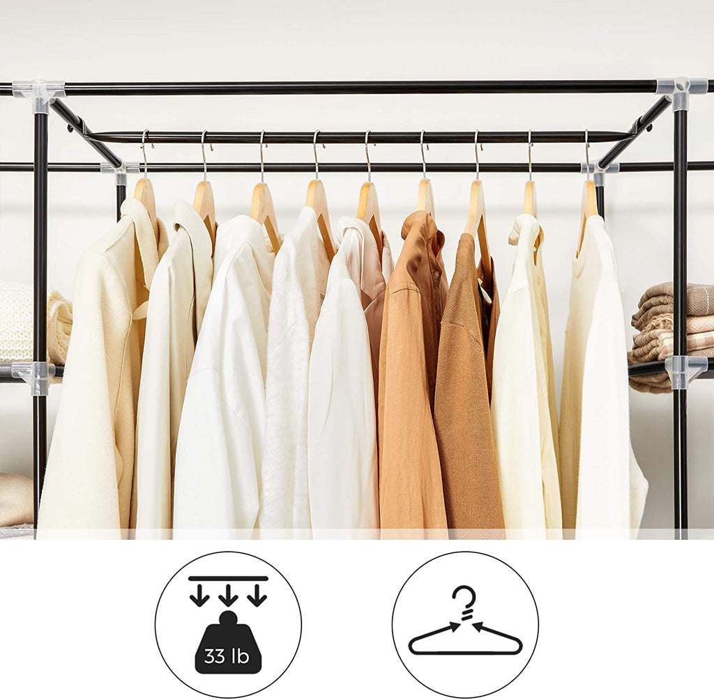 Black Portable Clothes Closet