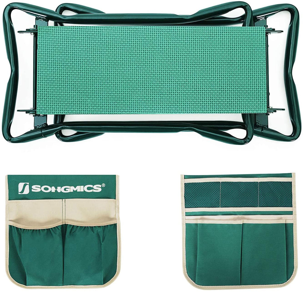 Folding Garden Kneeler , Folding Bench Stool with Kneeling Pad for Gardening