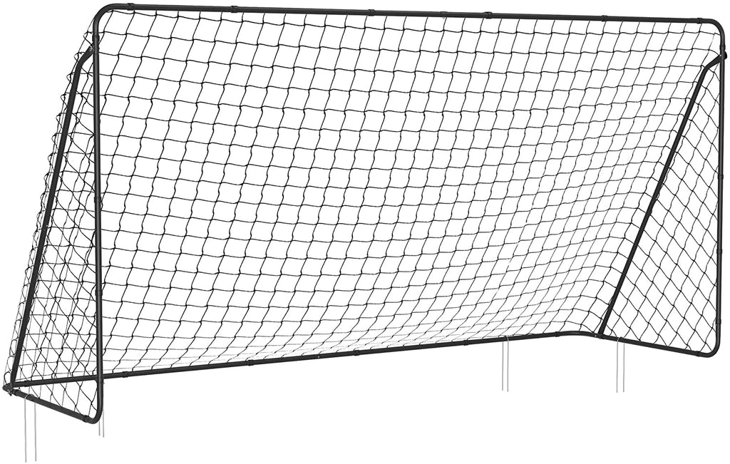 Children's Soccer Goal 12 x 6 Foot, in Garden, Courtyard, Park, Beach, Metal Pipes and PE Net