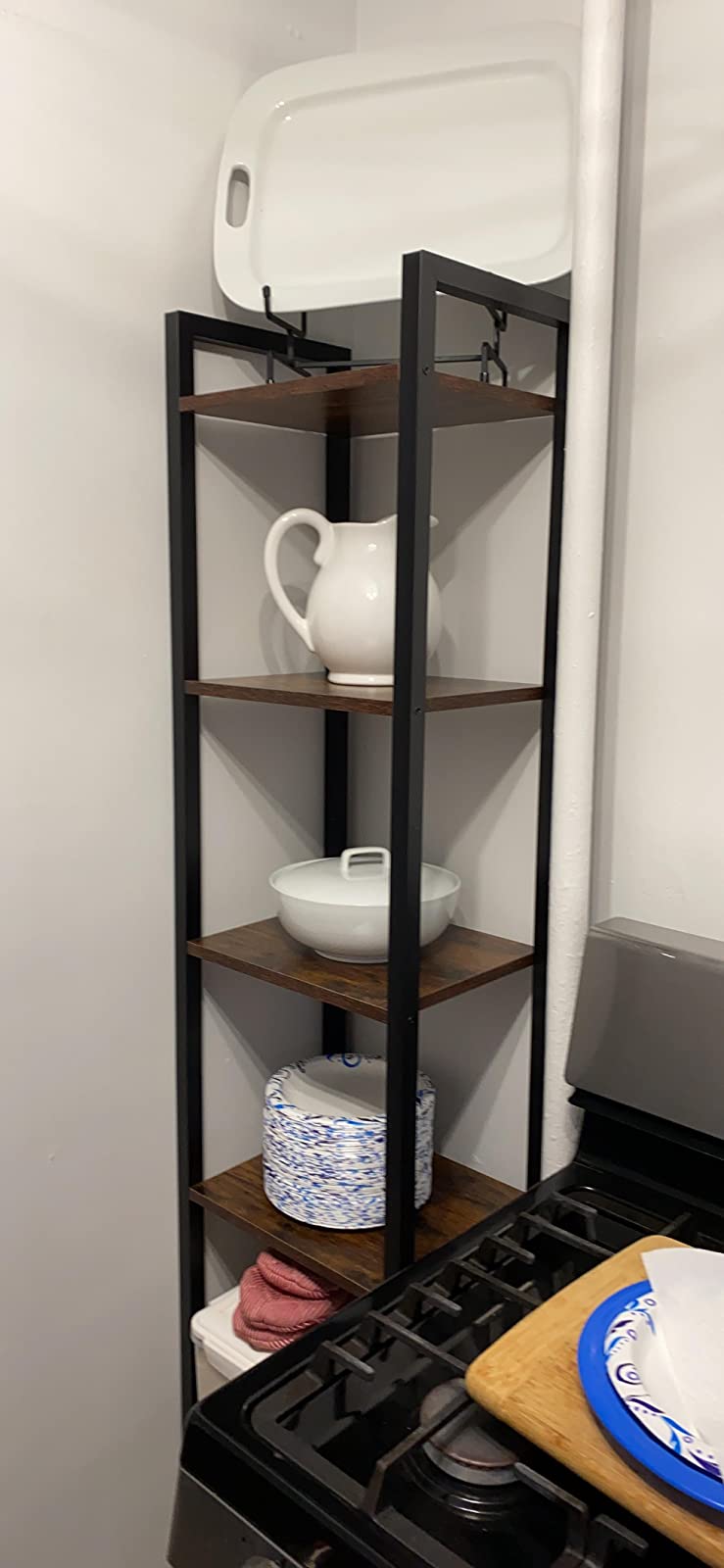 6-Tier Bookshelf, Bookcase, Storage Shelving Unit with 6 Shelves
