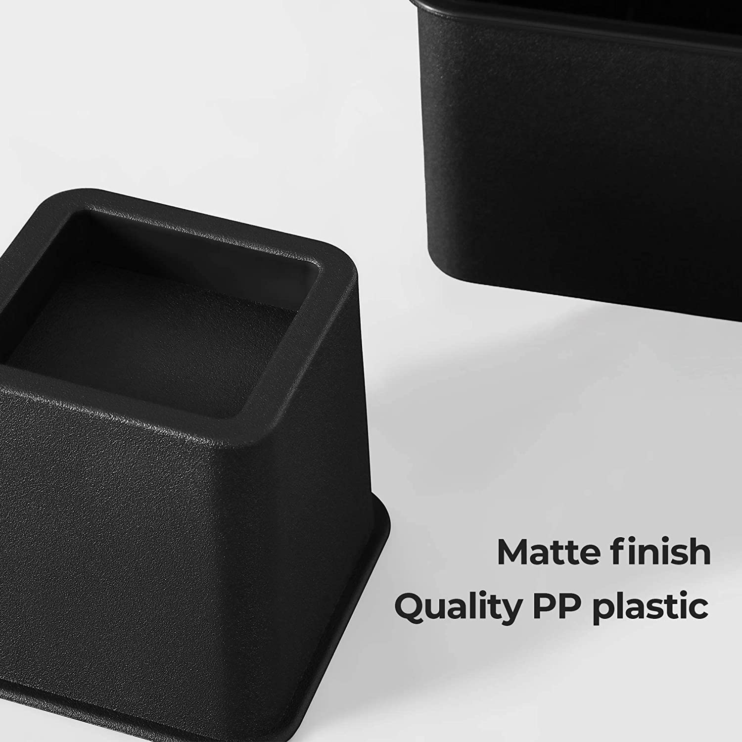 Bed Risers, 4-Pack Furniture Risers, Heavy Duty Bed Lifts in Heights of 3, 5 or 8 Inches