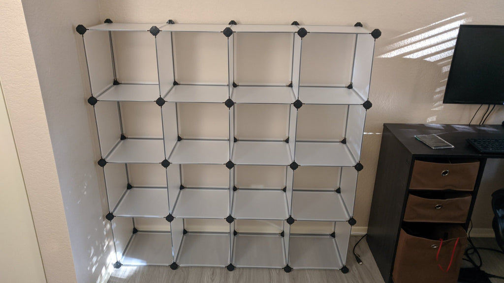 Cube Storage, Plastic Cube Organizer Units, DIY Modular Closet Cabinet