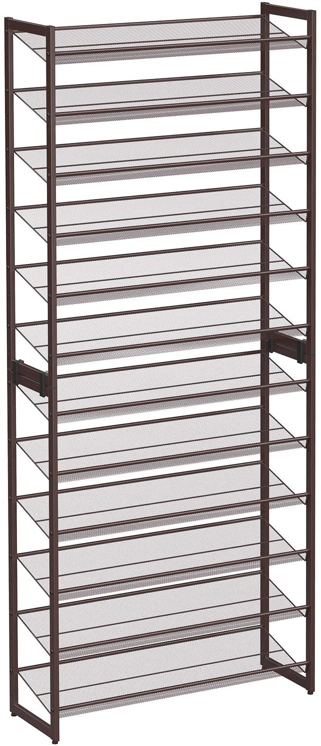 Adjustable 12-Tier Shoe Rack